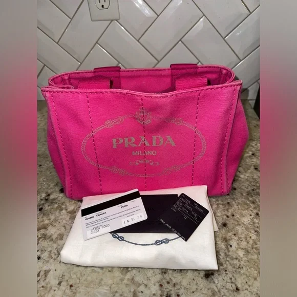 Prada Tote Canapa - Picture 1 of 12